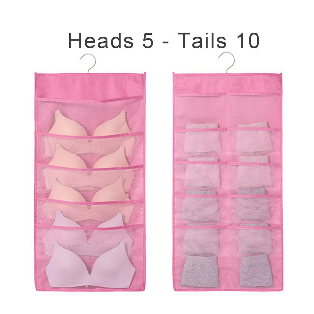 Hanging Closet Storage Bag 15 Panties Socks Storage Bag Pocket