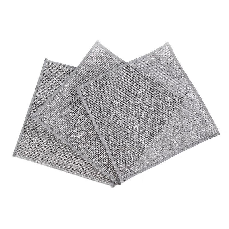 Lijiu Hong Double-Sided Bamboo Fiber Scrubber Dishcloths