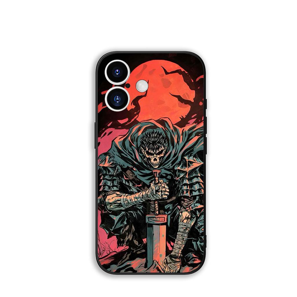 for Samsung Galaxy A55 A54 A25 A36 A17 A26 A35 A33 A34 A14 A37 S8 S9 S20 S21 FE S10 Plus Phone Cover Case Berserks Comic Guts