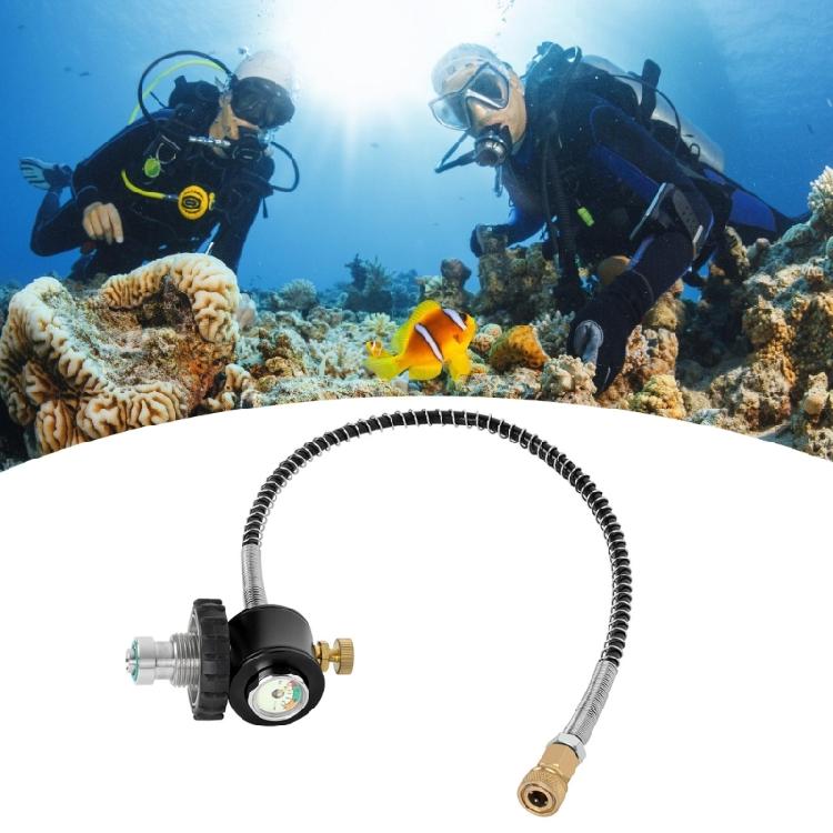 5/8inch Station Cylinder Refill Adapter DIN Fill Station Scubas Cylinder Regulator Big Gas Cylinder To Small Cylinder