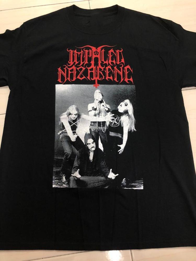 Impaled Nazarene Band Music Black T-Shirt Cotton All Size VK98 Unisex T-Shirt L