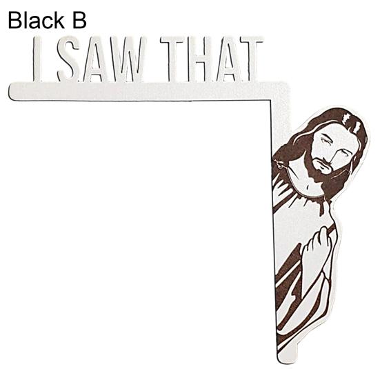 Vintage Jesus Ornament Eco-friendly Garden Door Corner I Saw That