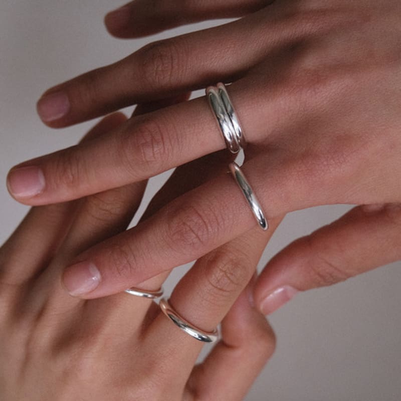 Another Layer 3mm Donut Ring (silver925)
