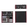 SL 4 Compact Size 4 Channel Mixing Console Mixer 2 band EQ Built in 48V Phantom Power Supports BT Connection USB MP3