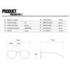 Square Small Frame Double Beam Sunglasses Pilot Retro Sunglasses Instagram Popular Classic Sunglasses 3517