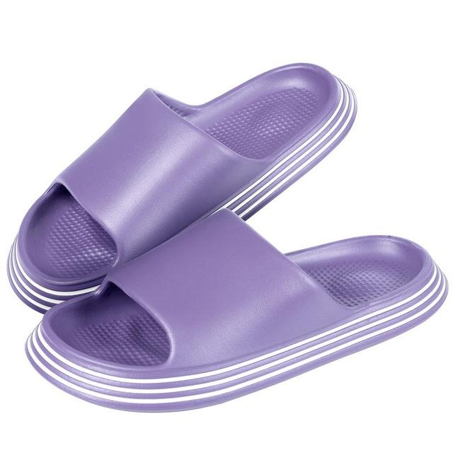 Eva Hål Läckande Tofflor Kvinnor Badrumsskor Slides Anti-Halk Sommar Inomhus Hemtofflor Hushållsbad Sandaler Män
