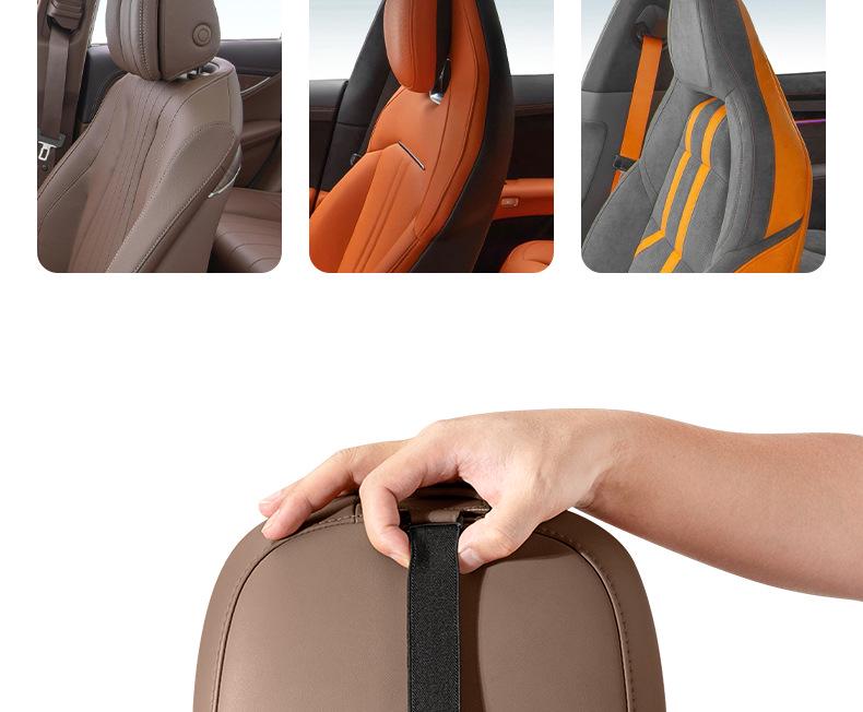 L60 Headrest Lumbar Support Pillow - Comfortable Neck Protection Car Accessory