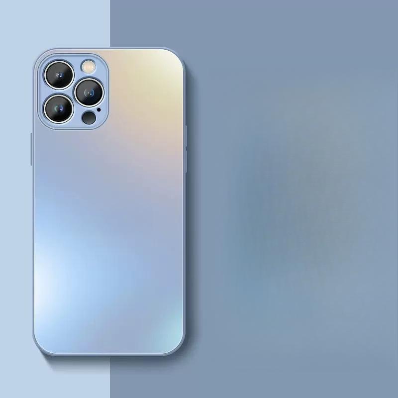 Applicable To Apple 15promax Mobile Phone Case AG Scratch-resistant Frosted Glass Iphone14 Full-pack Anti-fall Silicone Soft Edge