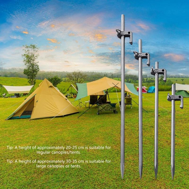 Pack of 2 Tent Stakes Design for Camping Hiking