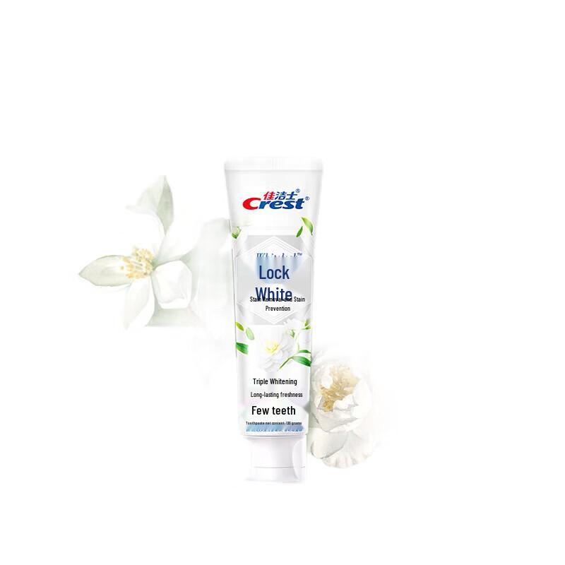 Crest Dual Color Whitening Toothpaste, Jasmine Camellia