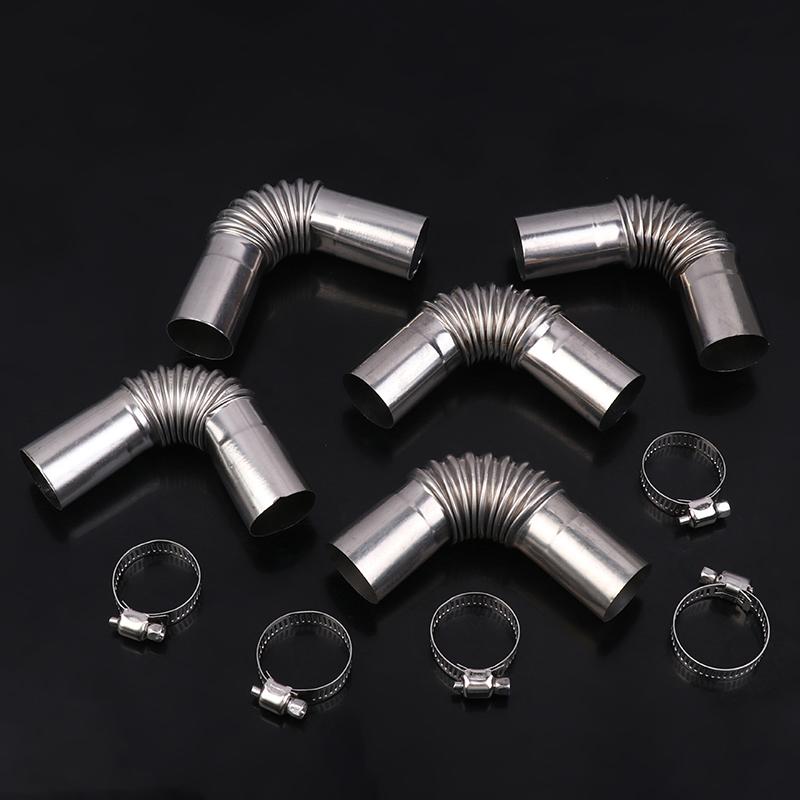 25mm Winkel Luft Diesel Standheizung Auspuffrohr Verbinder W Klemme Auspuffrohr Schlauchverbinder Für Webasto Diesel Bootsheizung