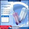 Portable Ultrasonic Electric Water Flosser with Telescopic Tank - Waterproof Oral Cleaner and Tartar Remover.