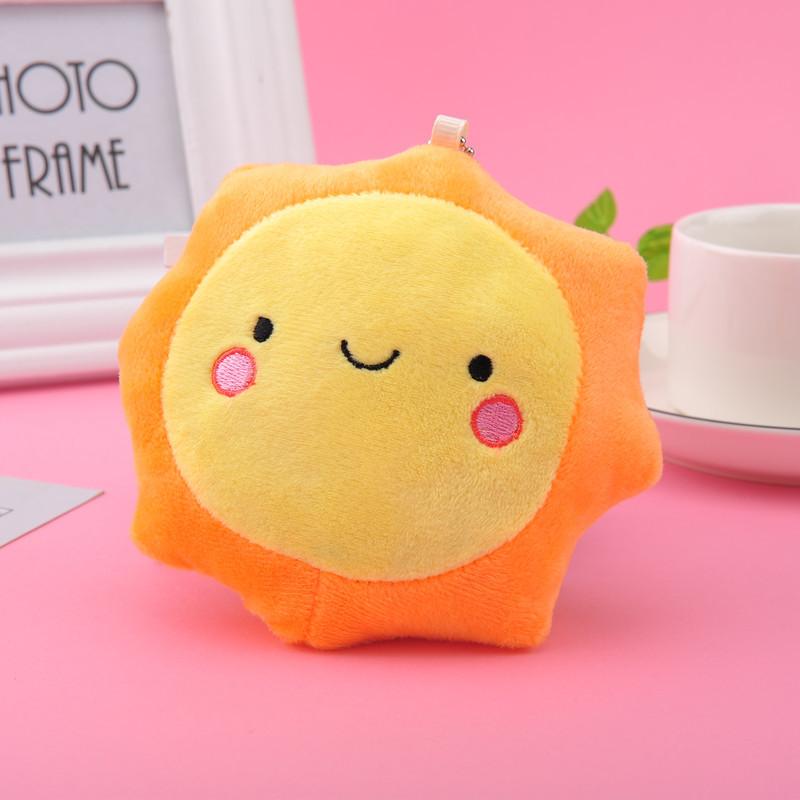 Kawaii 10cm Urocza Kreskówkowa Pluszowa Zabawka Gwiazda Księżyc Słońce Lalka Urocza Wypchana Piękny Prezent dla Dzieci Niemowlaka