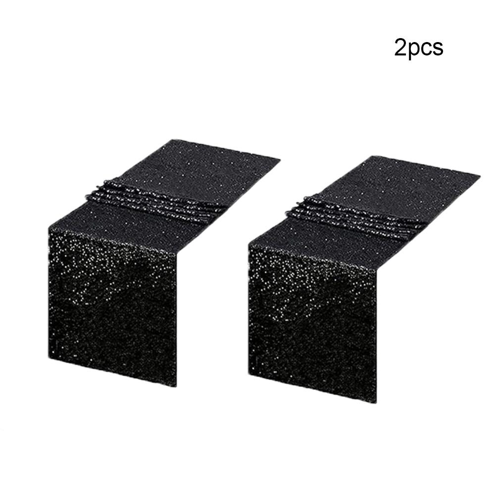 

Runtow 2 шт. 30x180см Блестящая скатерть с пайетками ,Украшения для стола на Хэллоуин , Юбилей День рождения Домашний декор стола