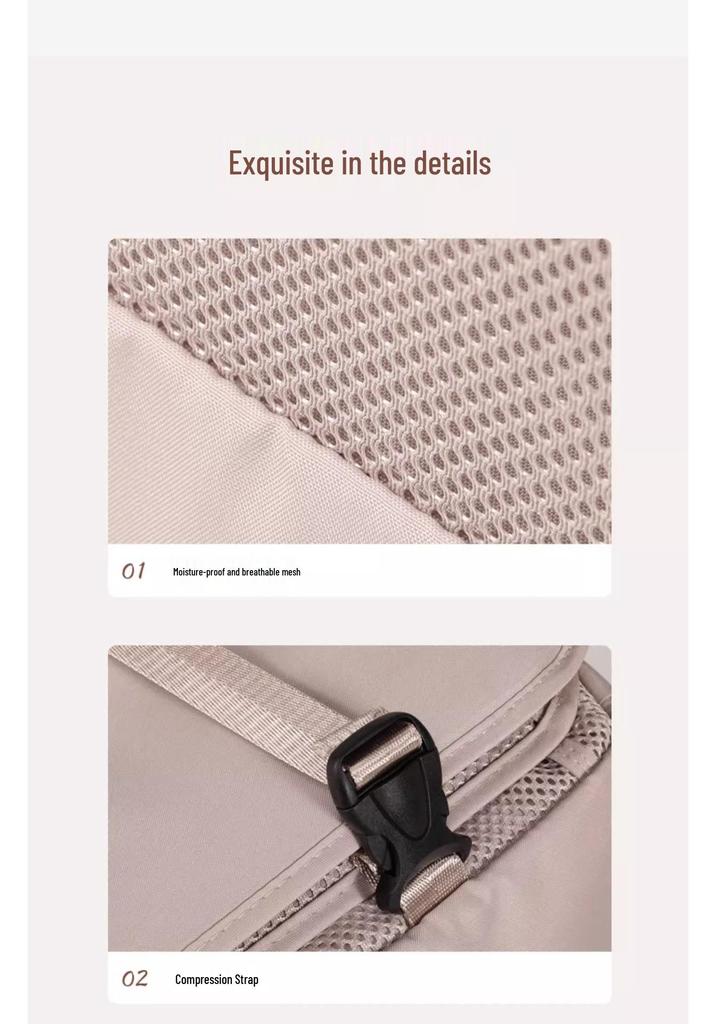 Hangende Reiskledingkast Organizer: Grote capaciteitstas voor kleding & ondergoed