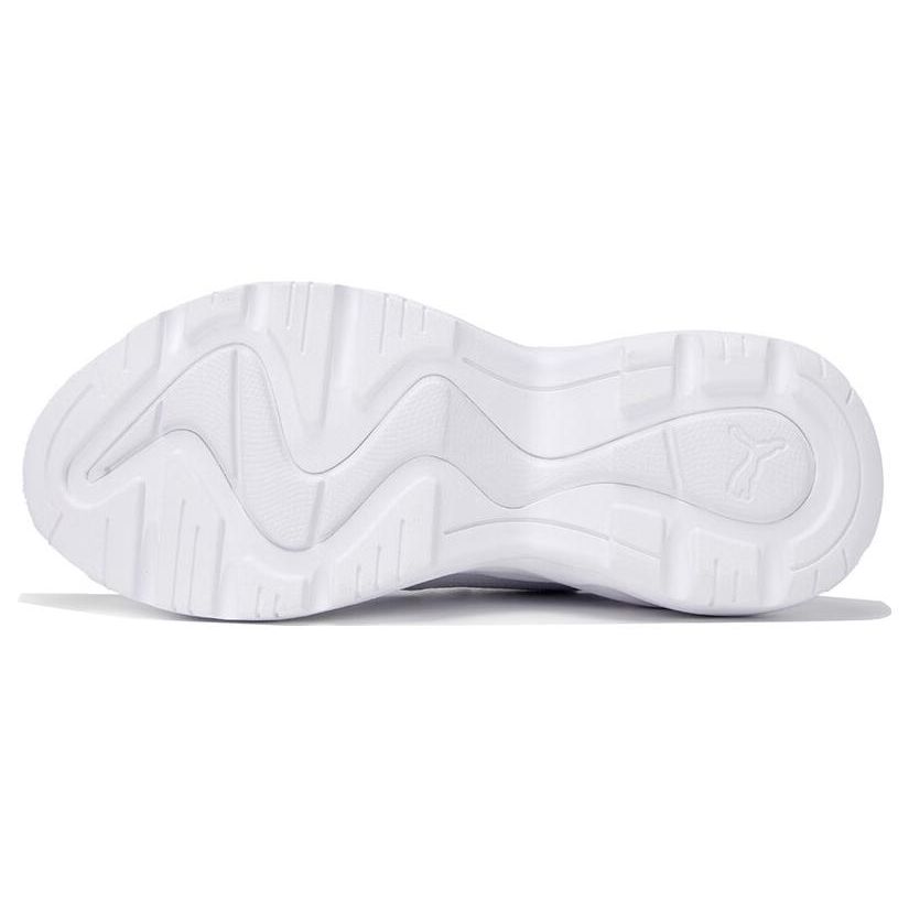 Puma Cilia Wedge Kožené Sportovní Nízké Lifestylové Boty Dámské tenisky Bílé 393915-02