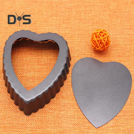 

Форма для торта экологически чистая форма сердца из углеродистой стали DIY форма для выпечки кондитерских изделий