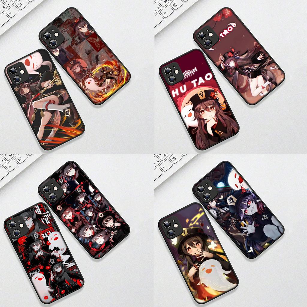 Casing for Apple iPhone 17 Pro XS Max Air 6 7 8 Plus 5 + SE 2022 SE2 16E Phone Cover Protective Case Genshin HuTao Impact