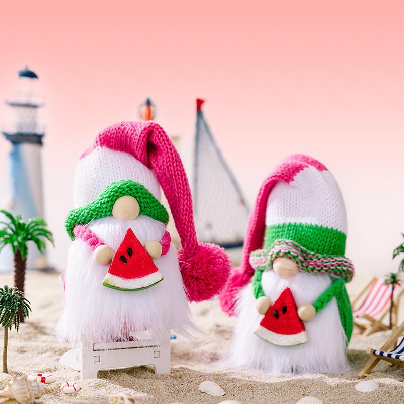 Enchanting Watermelon Themed Gnome Doll Perfect For Summer Celebrations Decor And