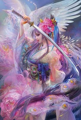 Beverly 1000-Piece Jigsaw Puzzle "Phoenix - Dance of the Brilliant Blade" (49x72cm) 1000-104 (Made In Japan)