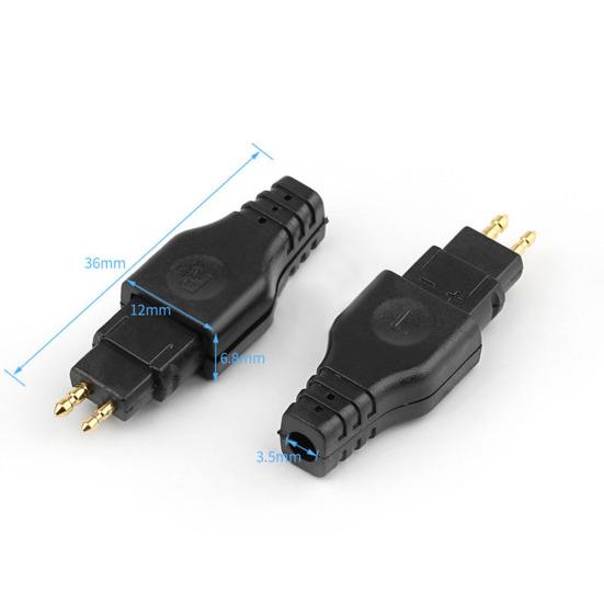 2Pcs Replacement Mini Earphone Cable Pin Audio Plug for HD580 HD600 HD650 HD25