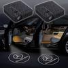 Carbon Fiber 2PCS Car Door Lights Door Lights Logo Projector Door Welcome Light For Mercedes Benz C180 C200 C260 C300 W108 W124 MR8
