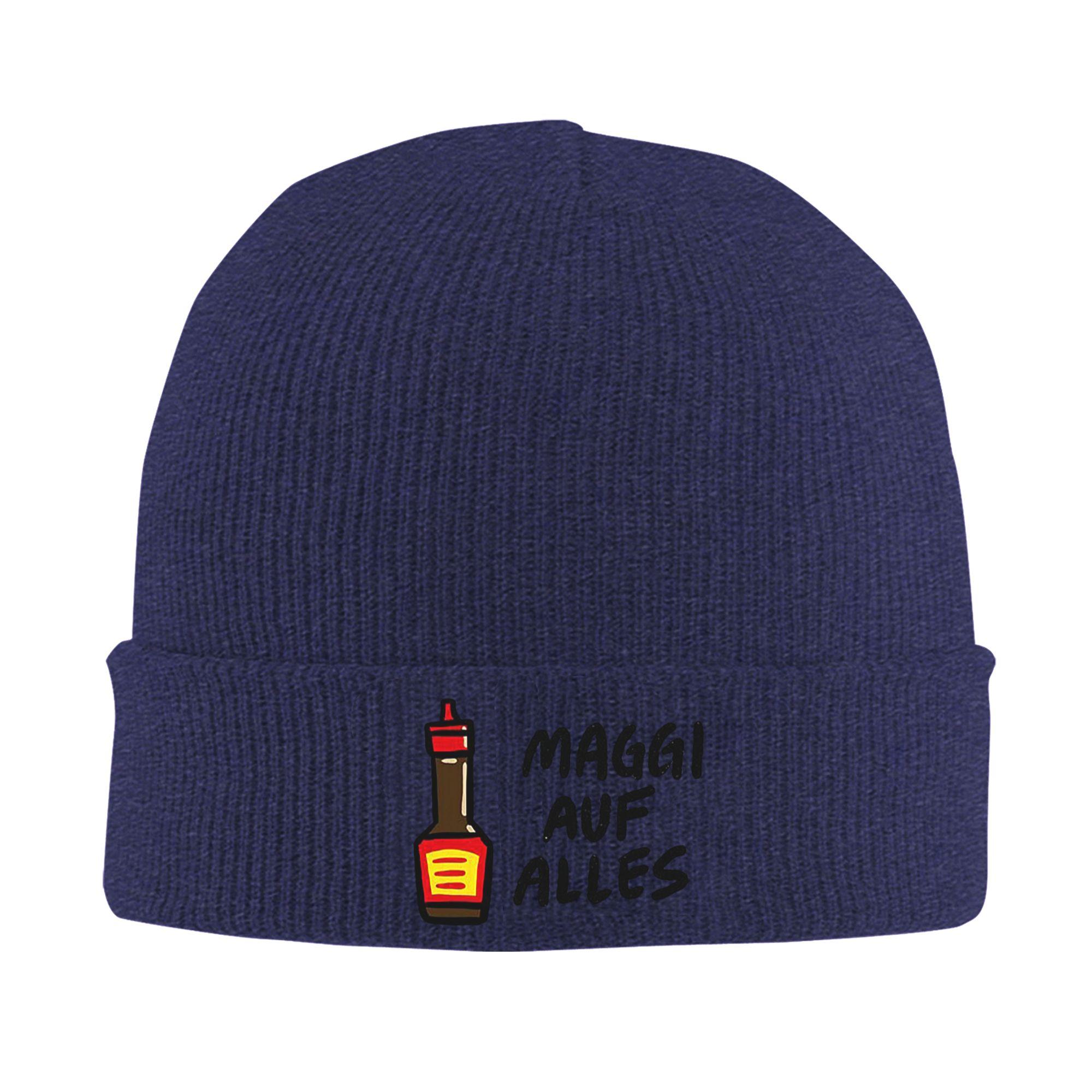 

Maggi Auf Alles (Deutsch) Warm Knitted Cap Winter Knit Bonnet Hat Skullies Beanies Hip Hop Caps for Unisex One Size