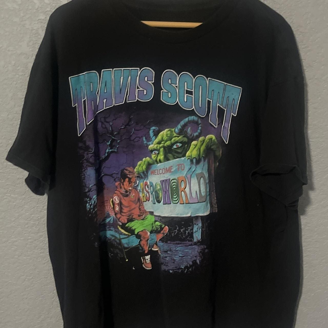 Travis Scott Welcome to ASTROWORLD Graphic T-Shirt Unisex T-Shirt L