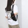 Jogging Fanny Pack Mini Crossbody Bag Sports Waist Bag 3 Pockets Travel Wallet Chest Bag for Men Women Running Travelling Hiking Biking