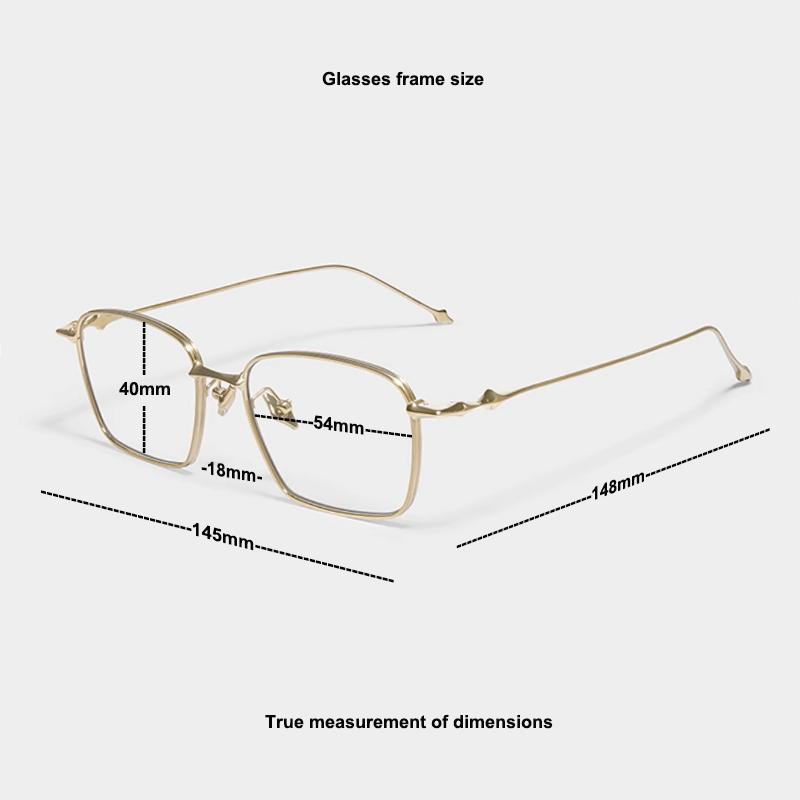 2025 New Optical Glasses Frame Men Women Korea Eyeglass Frames ABA Titanium Eyewear Retro Prescription Myopia Eyeglasses Reading