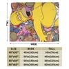 T-The Simpsons Warm Soft Blankets  Girls Boys Plush Throw Blanket Novelty Couch Chair Flannel Bedspread Sofa Bed Cover