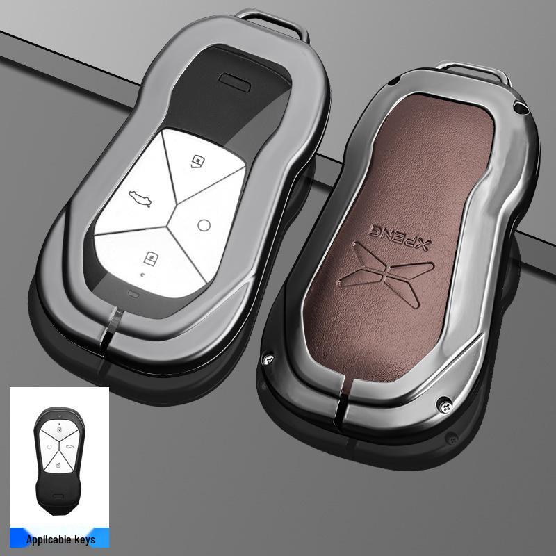 Xpeng Car Key Case for Models G3i, P7i, P5, G9, G3i, G6 - Protective Shell & Buckle