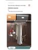 Stainless Steel Kitchen Storage Rack: Hanging Organizer with Cabinet Baskets & Paper Towel Holder