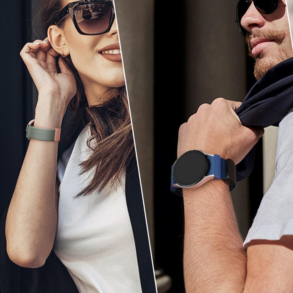 Band For Samsung Galaxy Watch 7/6/5/4/classic/Pro 44mm 40mm No Gaps Magnetic Stretchy sport correa bracelet Galaxy watch 7 Strap