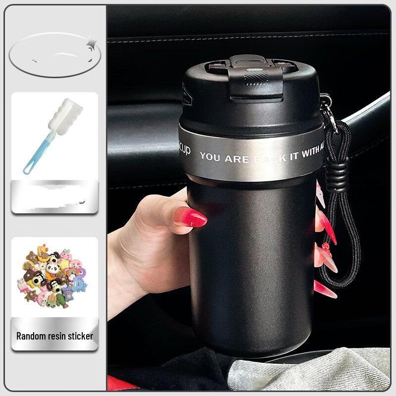 Portable Insulated Straw Water Bottle