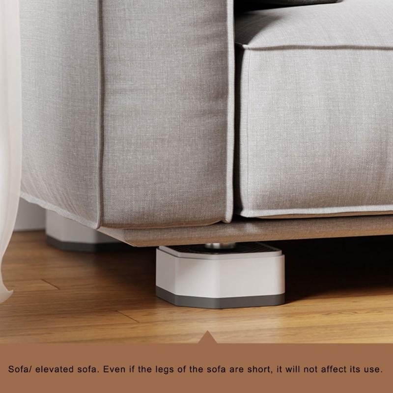 4Pcs Anti Vibration Pads for Washing Machine Washer Dryer Moving Walking Vibration Transfer Stabilizer Support Feet Mat