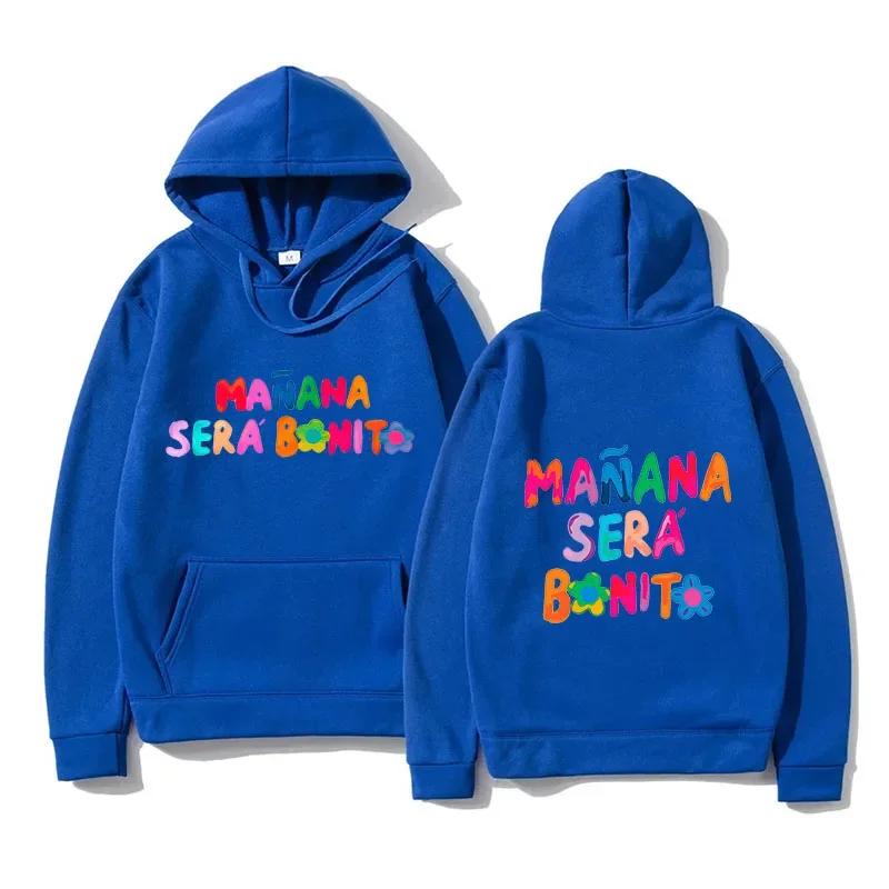 Fall/Winter Men's Hoodie Manana Sera Bonito Bicotta Karol G Printed Pattern Hoodie Sportswear Fashion Clothing Warm Hoodie