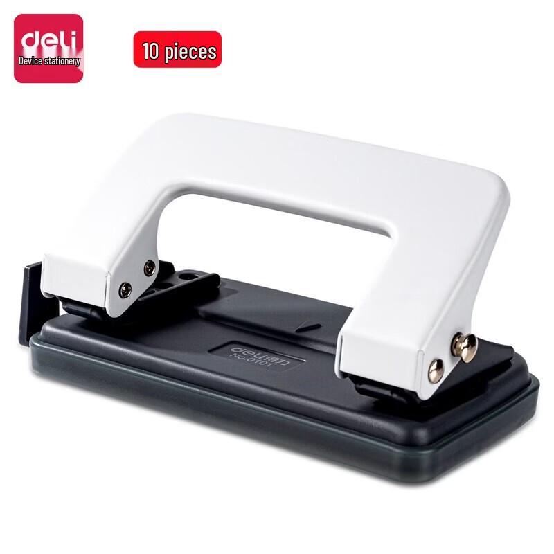 Deli 0101 Mini Two-Hole Puncher (Pack of 10)