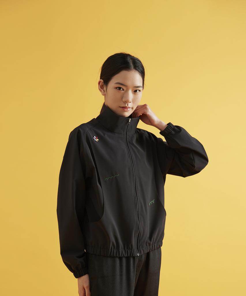 Owura Cool Max Zip-Up Jacket_Black