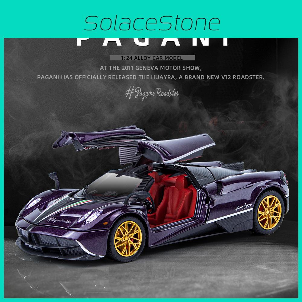 Alloy 124 Scale Car Model Toy Sound Light Children Playroom Decor Festival Gift