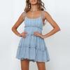Women's Vacation Sexy Printed Bohemian Beach Short Dress