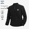 Men's Winter Fleece Half-Zip Pullover T-Shirt