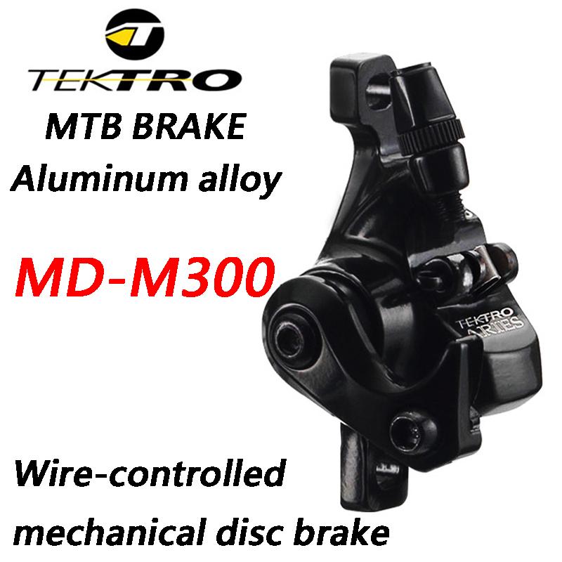 TEKTRO MD-M300 Bicycle Disc Brake Mountain Bike Mechanical Brake Clamp Wire Control Cable Pull Disc Aluminum Alloy Accessories
