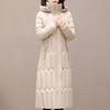 Fashion Middle Age Women's Winter Parka Hooded Casual Warm Long Coats Thick Women Jackets