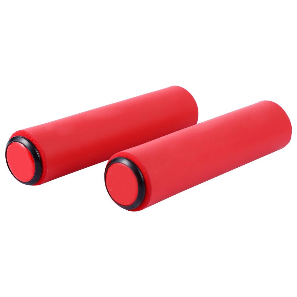 2pcs Blue Comfortable Bike Handle Cov  Grip Fits For 18mm Diamet  Hanldebar(blue)