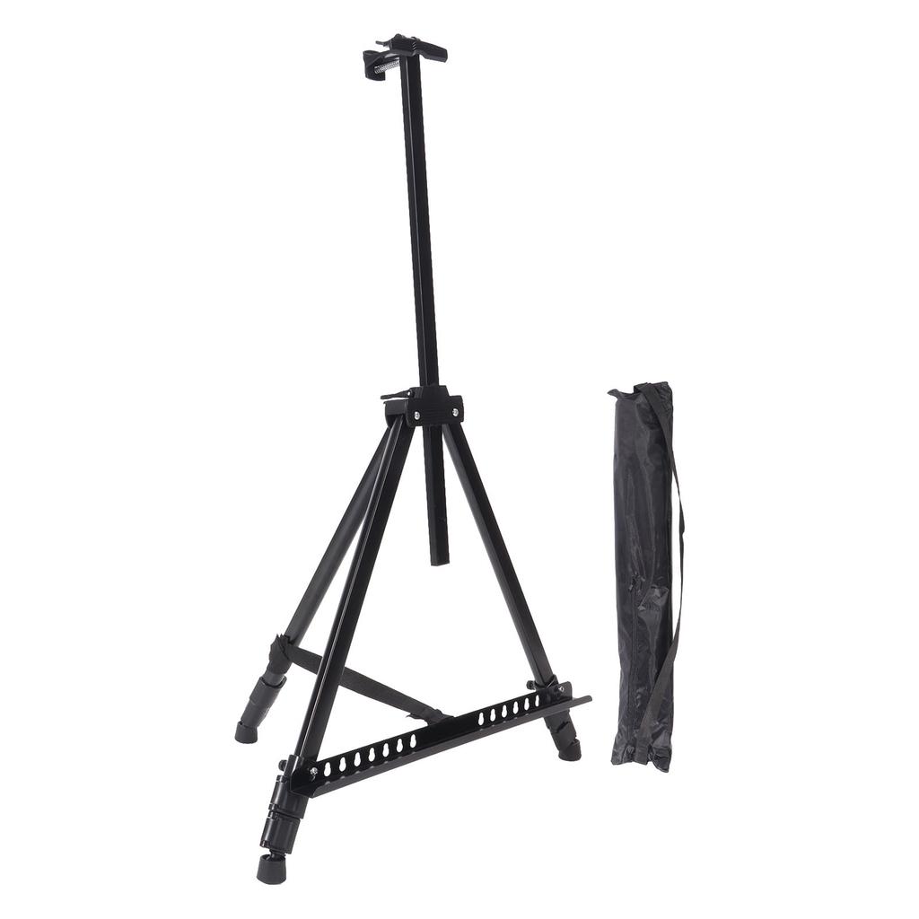 Easel Stand Iron Adjustable Foldable Triangular Structure Stable Art Easel for Table Floor Painting