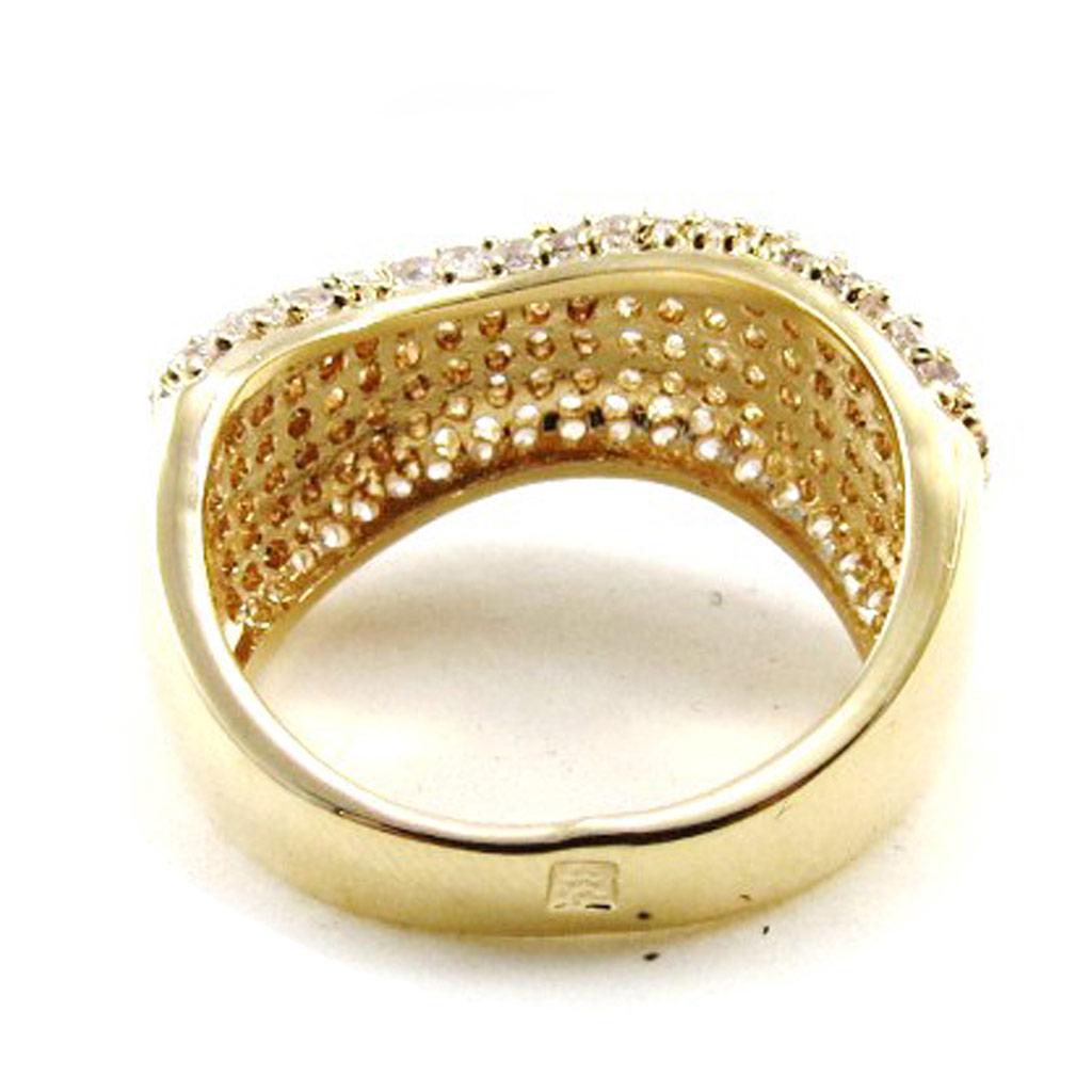 White Gold Plated 'Goddess' Ring