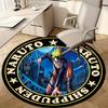 1pc Naruto Shippuden Anime Theme Circular Rug - Home Decor, Office Round Mat, Outdoor Carpet Gift for FansRC2754