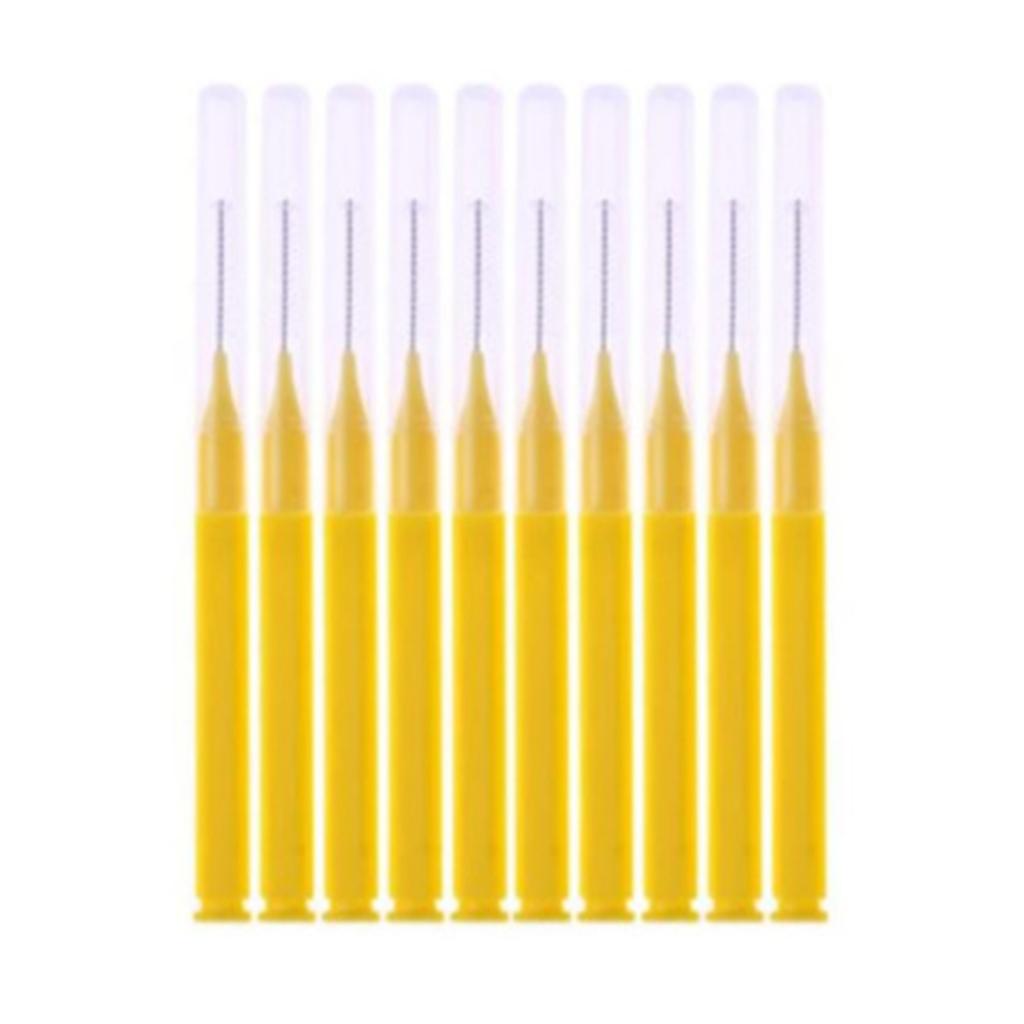 10PCS Interdental Brush Eyelash Extensions Eyelash Glue Cleaning Brushes for Oral Hygiene Oral Care