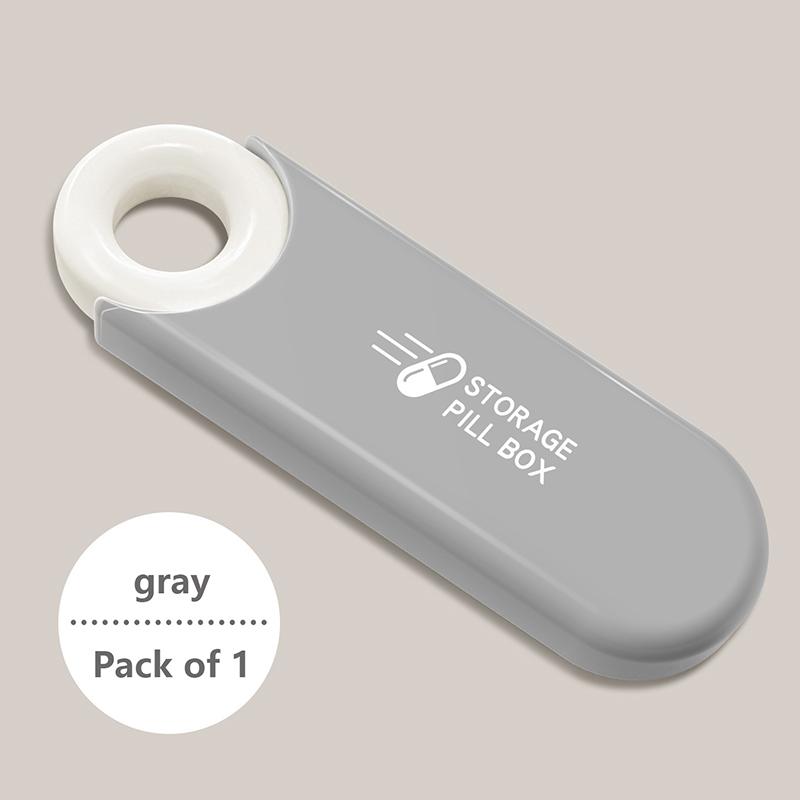 3 Compartment USB Flash Drive Pill Box Daily Pill Organizer Portable Travel Medicine Container Pocket Moisture Proof Pill Case